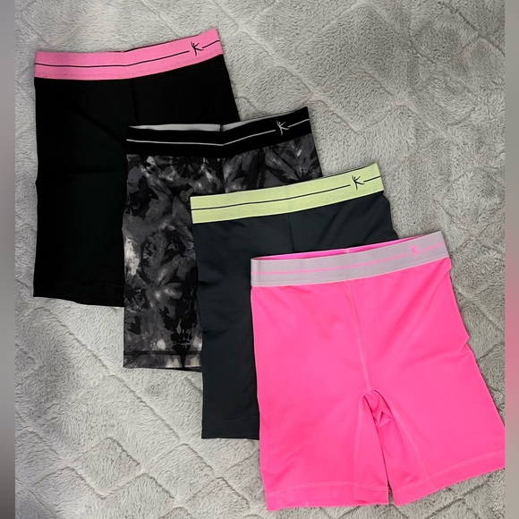 Pants - Set of 4 Athletic Biker Shorts